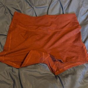 Fleo Heathered Burgundy shorts